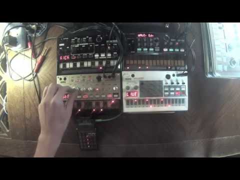 Volca Bass FM Sample Kick PO-20 - Live 80s Pop Jam - 2018-04-04