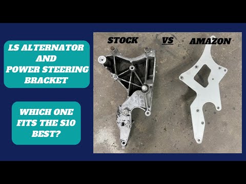 Stock LS LM7 Truck Bracket vs Amazon Alternator and Power Steering Bracket