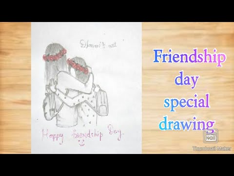 Friendship Day special drawing || friendship Day drawing 2020 eassy drawing tutorial|| dhrumi's art
