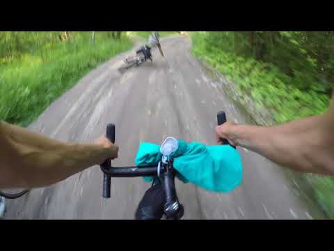 Cycling around Voskresensk and searching gigantic excavator