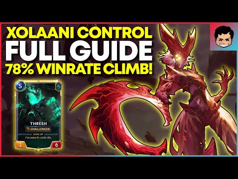 Easy Climb w/ Spooky DARKIN CONTROL! Xolaani The Bloodweaver Deck Thresh Aatrox Legends of Runeterra