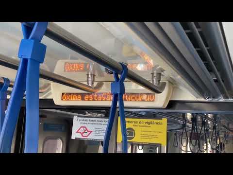 Trecho entre Parada Inglesa e Tucuruvi no TUE L45 - Linha 1 Azul