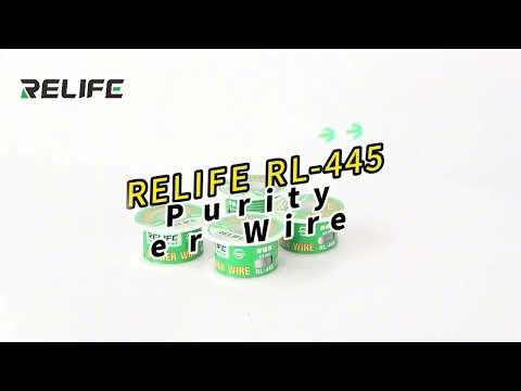 RELIFE RL-445 Popular High Purity Solder Wire Rosin Core Tin Wire 0.3/0.4/0.5/0.6mm 25G #phonerepair