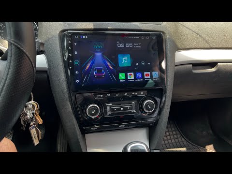How to install Skoda Octavia 2 Facelift android radio gps headunit 4gb ram CarPlay android auto