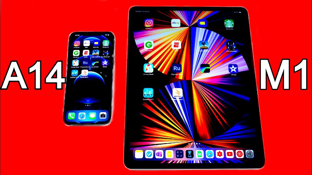 iPhone 12 Pro Max vs iPad Pro M1 Speed Test!