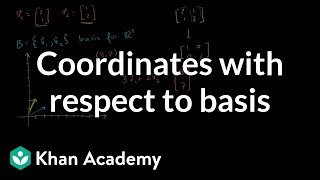 Linear Algebra: Coordinates with Respect to a Basis