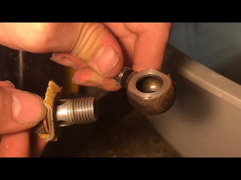 repairing a LEAKING “banjo bolt” (fuel line, brake line)