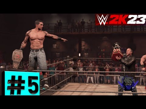 WWE 2K23 My Rise Gameplay Walkthrough Part - 5 FULL GAME (No Commentary) | The Lock Story Line