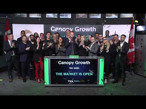 Canopy Growth Corporation opens Toronto Stock Exchange, December 17, 2019