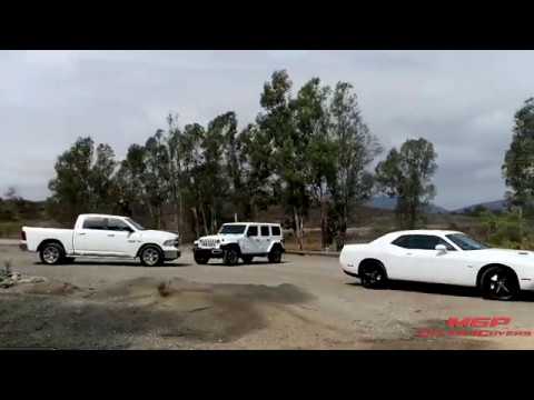 Jeeps, Trucks, Challengers and SUV's.. OH MY!