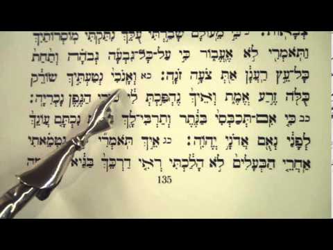 Haftorah Reading for Parashat Masei Rabbi Moshe Weisblum קריאת ההפטרה לפרשת מסעי הרב משה ויסבלום