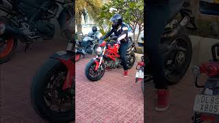 Download lagu Ducati monster exhaust sound 😱 on Sunday Ride 🔊 mp3