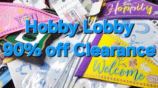 Hobby Lobby Crafty Haul | Clearance
