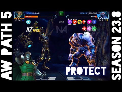 Warlock Smashes Apocalypse Protect Boss - ALLIANCE WAR - Season 23 War 8