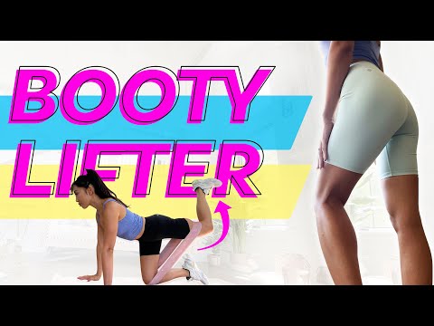 Do this every day for a toned butt (at home booty band workout)