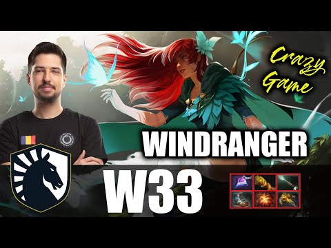 W33 - WINDRANGER Mid - 7.28 - Must Watch - Dota 2 Pro Games - Full Gameplay - Team Liquid