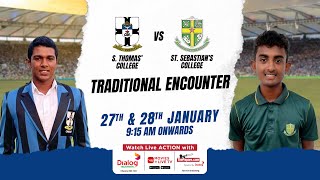 LIVE: S. Thomas' College vs St. Sebastian's College | Traditional Cricket Encounter 2023 - Day 1