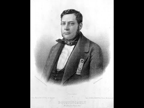 Tribute to Jean Boussingault  a French chemist and  significant contributior to agricultural science