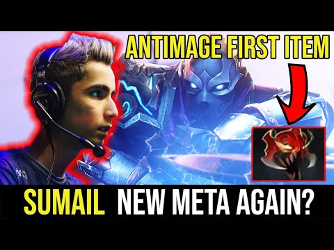 King SUMAIL New Meta Antimage. Mask of Madness For 1st Item.