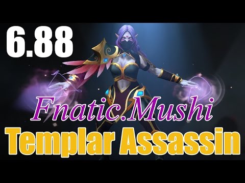 Templar Assassin 6.88  Pro Fnatic.Mushi Dota 2 Gameplay