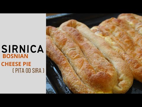 Homemade Cheese Pie (Sirnica or Pita sa sirom) Recipe 🇧🇦 | Bosnian Pita
