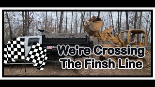Crossing the FINISH LINE - We got up all the Firewood, From the FIRST PILE