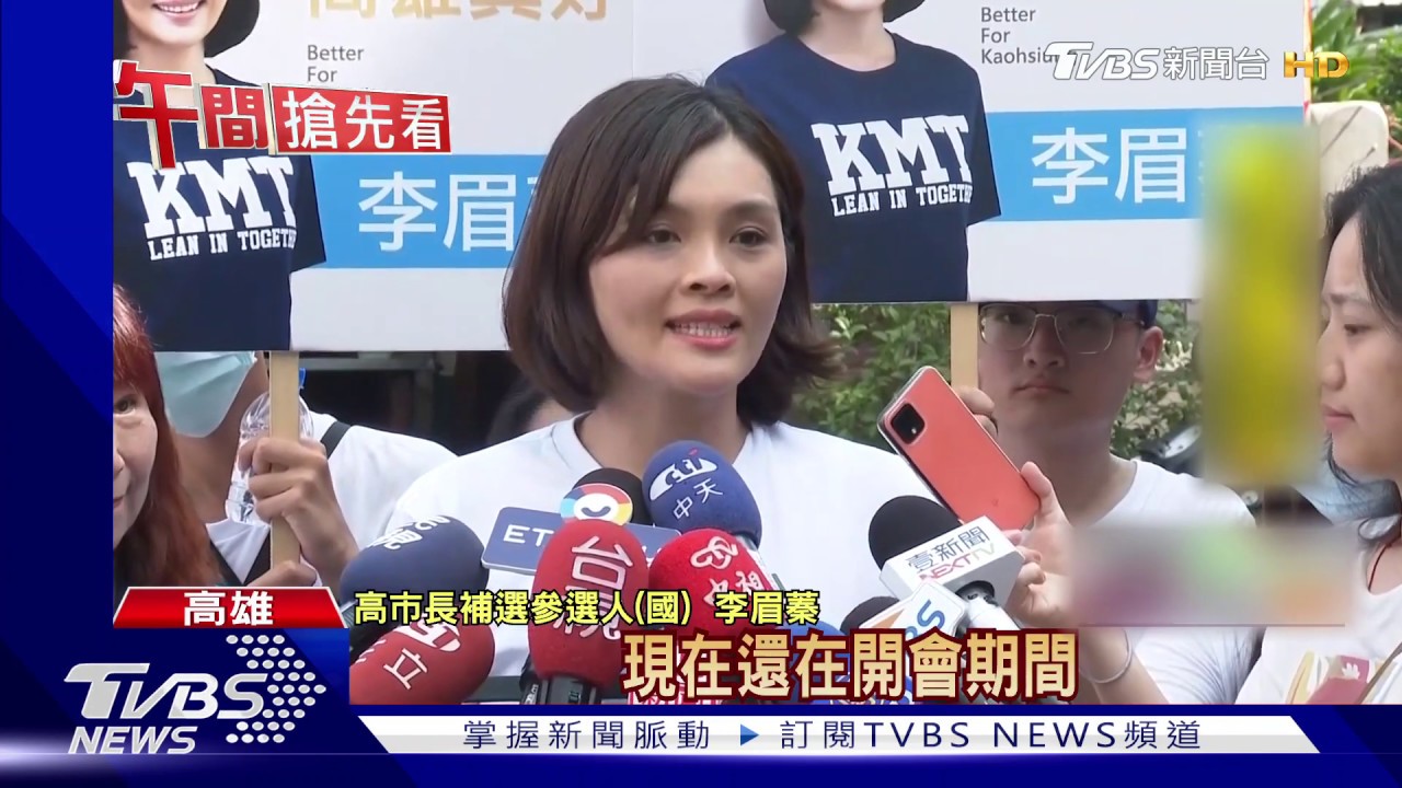 綠營要求辭議員 李眉蓁反譏:高雄8立委帶職選