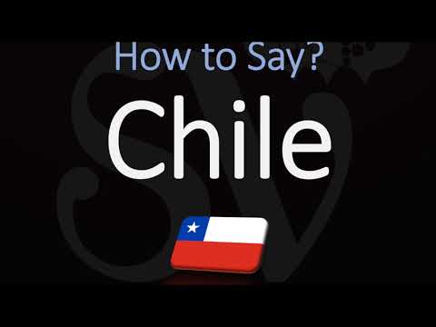 Part of a video titled How to Pronounce Chile? (CORRECTLY) - YouTube