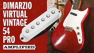 Video thumbnail for DiMarzio Virtual Vintage 54 Pro Tone Test (Neck position in a Fender Musicmaster) by Amplified