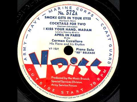 V-Disc 572  Carmen Cavallaro does the intro