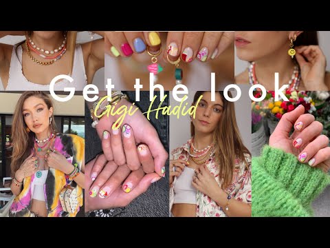 GET THE LOOK GIGI HADID – Boho nailart by Semilac (ad)