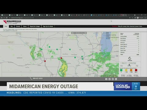 Thousands in Des Moines metro affected by MidAmerican outage