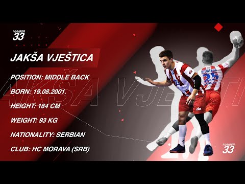 Jaksa Vjestica - Middle Back - HC Morava - Highlights - Handball - CV - 2021/22