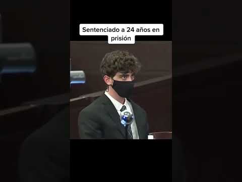 This is how people react when they are told how long they will be in prison