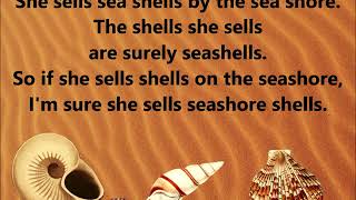 English Tongue Twisters – She Sells Seashells
