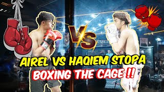 Download lagu AIREL VS HAQIEM STOPA BOXING THE CAGE !! - KEKEC0HAN RUSUH4N BERLAKU !! mp3