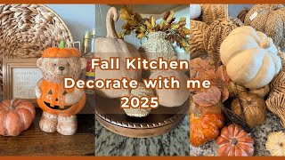 Decorating my kitchen for Fall | cozy decorate with me 🍂