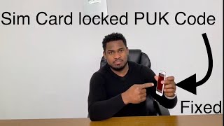 How to unlock Sim Card PUK Code / Sim Card is locked/ PUK Code for Sim Card