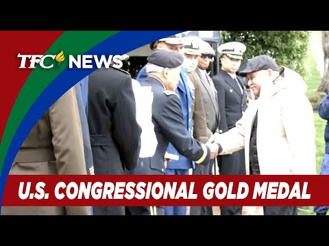 Filipino WWII veterans' kin receive U.S. Congressional Gold Medal TFC News California, USA