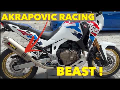 Akrapovic Racing Exhaust Instal Africa Twin 2025
