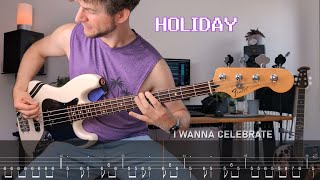 Turnstile - HOLIDAY (Bass Cover With TAB And LYRICS)