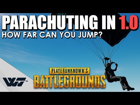 GUIDE: How to PROPERLY PARACHUTE in PUBG 1.0 - Long Jumping Methods & Numbers (3km+)