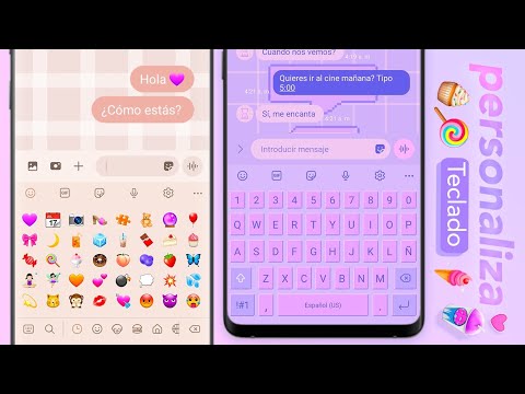 ♡ Personaliza tu celular súper bonito (temas para el teclado) 🍭🧁