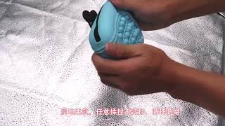 Silikónová taštička na maškrty pre psa zelená