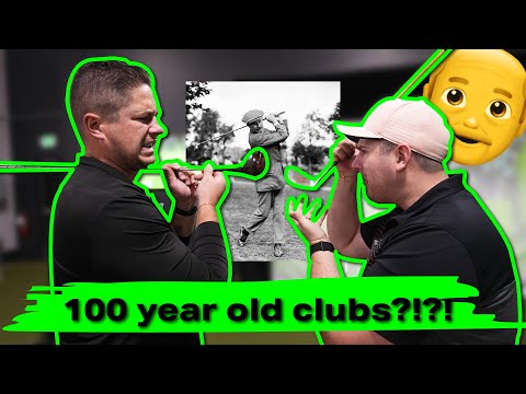 100 Year Old Clubs VS 1 Year Old Clubs!! ( How Has Golf Technology Changed?!?)