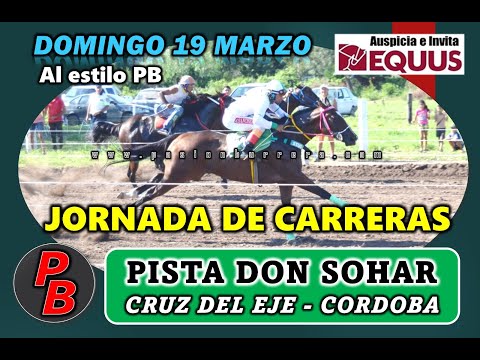 TODAS LAS CARRERAS EN PISTA DON SOHAR DE CRUZ DEL EJE - CBA (19-03-2023)