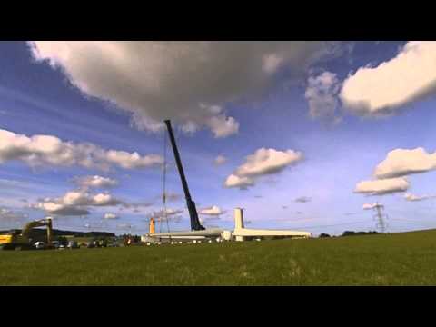 Wind Turbine Construction Timelapse