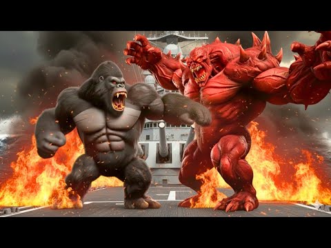King Kong vs  Giant Monsters – The Ultimate Battle for Supremacy!