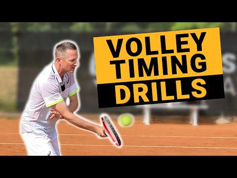 Stop Hitting Volleys Late! - Tennis Volley Tips Part 1