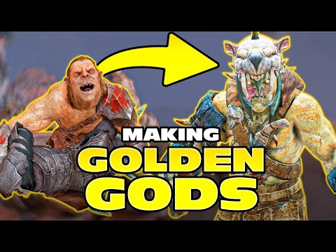 CREATING AMAZING GOLDEN ORCS 🔥CW Episode 6 Shadow of War Series